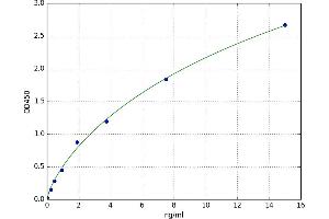 A typical standard curve