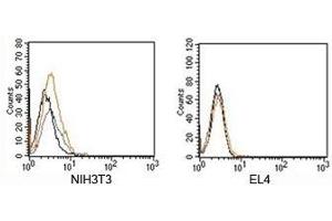 FACS testing of Rabbit IgG isotype control antibody on mouse samples. (Rabbit IgG Isotype Control)