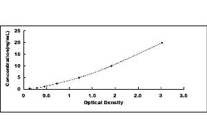 Typical standard curve (BID ELISA Kit)