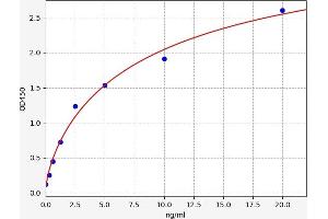 Typical standard curve (KIAA0101 ELISA Kit)