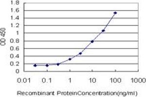 Detection limit for recombinant GST tagged FABP4 is approximately 0. (FABP4 antibody  (AA 1-132))