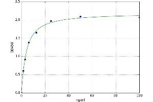 A typical standard curve