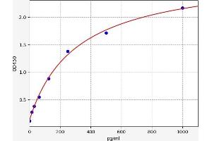 Typical standard curve (FOXO3 ELISA Kit)