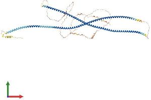 AlphaFold protein structure predicition of Human Recombinant CTAGE9 Protein, UniprotID A4FU28 (CTAGE9 Protein (AA 1-777) (His tag))