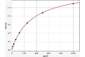 Typical standard curve (FGF6 ELISA Kit)