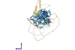 AlphaFold protein structure predicition of Mouse Recombinant Pnpla7 Protein, UniprotID A2AJ88 (Patatin-Like Phospholipase Domain Containing 7 (PNPLA7) (AA 1-1352) protein (His tag))