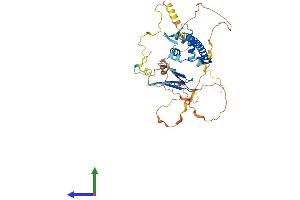 AlphaFold protein structure predicition of Mouse Recombinant E2f1 Protein, UniprotID Q61501