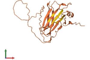 AlphaFold protein structure predicition of Human Recombinant AGPAT4-IT1 Protein, UniprotID Q9H0P7 (AGPAT4-IT1 Protein (AA 1-198) (His tag))