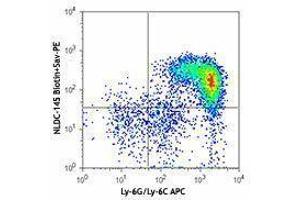 Flow Cytometry (FACS) image for anti-Lymphocyte Antigen 75 (LY75) antibody (Biotin) (ABIN2660826) (LY75/DEC-205 antibody  (Biotin))