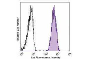 Flow Cytometry (FACS) image for anti-Epidermal Growth Factor Receptor (EGFR) antibody (APC) (ABIN2658305) (EGFR antibody  (APC))