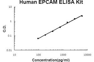 Human EPCAM Accusignal ELISA Kit Human EPCAM AccuSignal ELISA Kit standard curve. (EpCAM ELISA Kit)