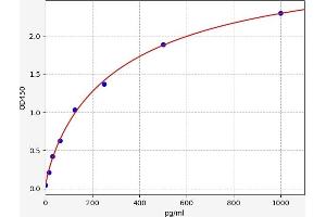 Typical standard curve (AXIN2 ELISA Kit)