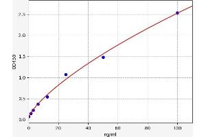Typical standard curve (SDCCAG3 ELISA Kit)