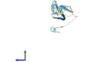 AlphaFold protein structure predicition of Mouse Recombinant Lrsam1 Protein, UniprotID Q80ZI6 (LRSAM1 Protein (AA 1-727) (His tag))