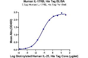 ELISA image for Interleukin 17 Receptor B (IL17RB) (AA 18-292) protein (His tag) (ABIN7274891)