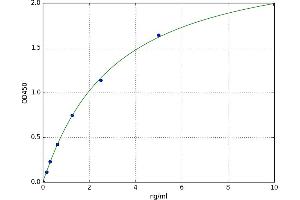 A typical standard curve (alpha KGDHC ELISA Kit)