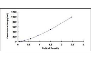 Typical standard curve (ATM ELISA Kit)