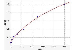 Typical standard curve (SELENBP1 ELISA Kit)