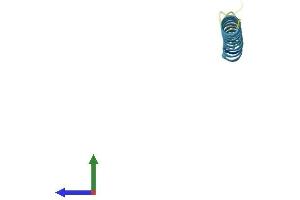AlphaFold protein structure predicition of Human Recombinant COL5A1-AS1 Protein, UniprotID Q5SY13