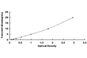Typical Standard Curve (COX2 ELISA Kit)