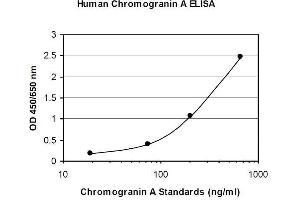 ELISA image for Chromogranin A (CHGA) ELISA Kit (ABIN1305163) (Chromogranin A ELISA Kit)