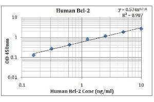 ELISA image for B-Cell CLL/lymphoma 2 (BCL2) ELISA Kit (ABIN5026957) (Bcl-2 ELISA Kit)