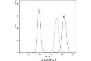 Flow Cytometry (FACS) image for anti-Purine Nucleoside Phosphorylase (PNP) (AA 161-189) antibody (ABIN5647213)