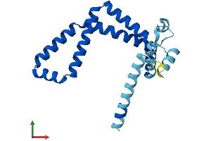 AlphaFold protein structure predicition of Human Recombinant ARL6IP5 Protein, UniprotID O75915