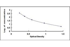 Typical standard curve (Pentosidine ELISA Kit)