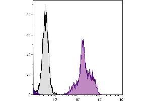 Human peripheral blood lymphocytes were stained with Mouse Anti-Human CD11a-BIOT. (ITGAL antibody  (Biotin))