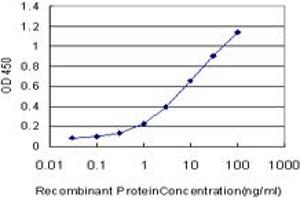 Detection limit for recombinant GST tagged EPM2AIP1 is approximately 0. (EPM2AIP1 antibody  (AA 508-606))