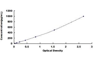 Typical standard curve (GPC4 ELISA Kit)