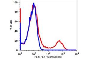 Flow Cytometry (FACS) image for anti-HLA-DR (HLA-DR) antibody (FITC) (ABIN2704367) (HLA-DR antibody  (FITC))