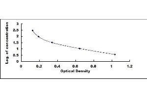 Typical standard curve