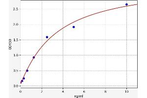 Typical standard curve (AIF ELISA Kit)
