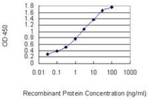 Detection limit for recombinant GST tagged KLF4 is 0. (KLF4 antibody  (AA 221-320))
