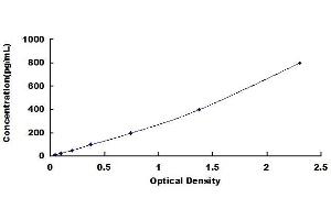 Typical standard curve (BPI ELISA Kit)