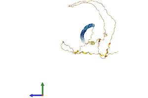 AlphaFold protein structure predicition of Human Recombinant GPS2 Protein, UniprotID Q13227