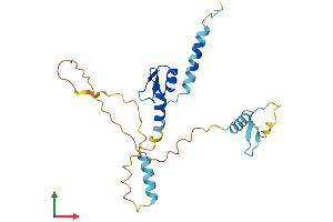 AlphaFold protein structure predicition of Mouse Recombinant Scnm1 Protein, UniprotID Q8K136 (SCNM1 Protein (AA 1-229) (His tag))