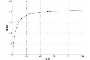 A typical standard curve