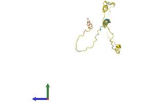 AlphaFold protein structure predicition of Human Recombinant NFE4 Protein, UniprotID Q86UQ8 (NFE4 Protein (AA 1-179) (His tag))