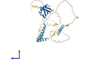 AlphaFold protein structure predicition of Mouse Recombinant Herpud1 Protein, UniprotID Q9JJK5