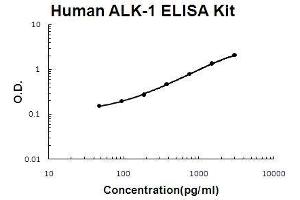 Human ALK-1/ACVRL1 PicoKine ELISA Kit standard curve (ACVRL1 ELISA Kit)