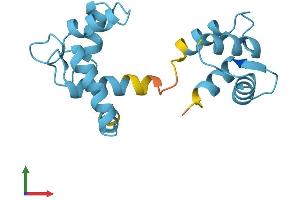 Protein Structure (PS) image for Cardiac Troponin C (TNNC1) (AA 1-161) protein (His tag) (ABIN7562935)