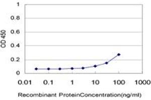 Detection limit for recombinant GST tagged CNO is approximately 10ng/ml as a capture antibody. (BLOC1S4 antibody  (AA 108-217))
