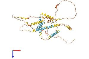 AlphaFold protein structure predicition of Human Recombinant NPIPB8 Protein, UniprotID E9PQR5 (NPIPB8 Protein (AA 1-432) (His tag))