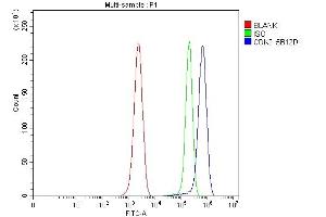 Flow Cytometry analysis of ANA-1 cells using anti-Cdk2 antibody (ABIN7602522). (CDK2 antibody  (AA 81-298))