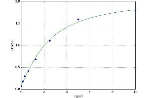 A typical standard curve (PUMA ELISA Kit)