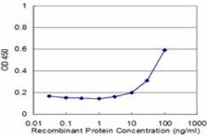 Detection limit for recombinant GST tagged SYT1 is approximately 3ng/ml as a capture antibody. (SYT1 antibody  (AA 1-422))
