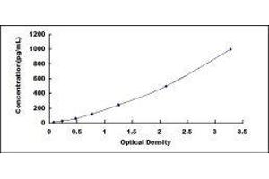 Typical standard curve (GDF11 ELISA Kit)